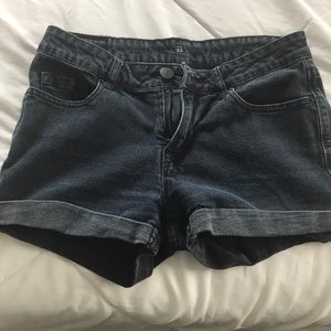 Urban Outfitters BDG Mid Rise Denim Black Shorts